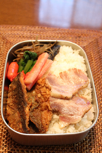 高校生弁当no 311 鯵の生姜焼き弁当 徒然草