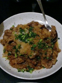 豚薄切り肉唐揚げ