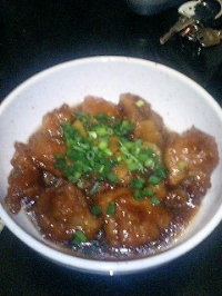鶏の唐揚げ煮