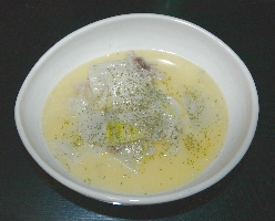 クリーム煮鶏