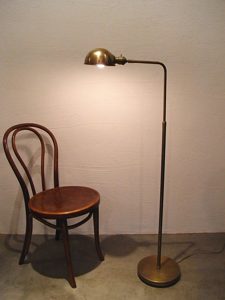 Vintage Brass Floor Lamp
