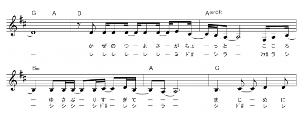 マリーゴールド / あいみょん 】ドレミ付きメロディ 1コーラス・無料版