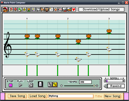 Mario Paint Composer
