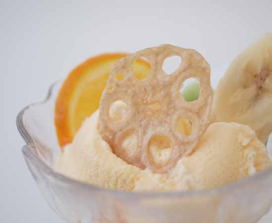 れんこんチップスパフェ