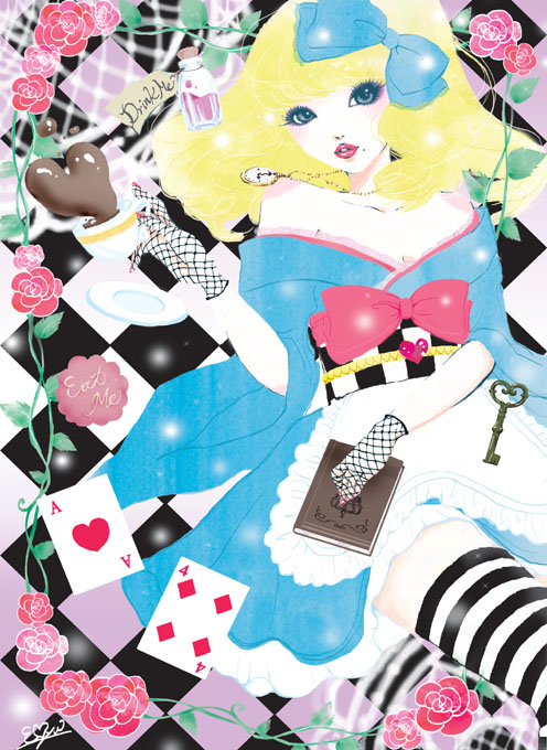 ガールズイラスト「和風アリス」
