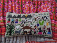 南米の刺繍 タイのスカート