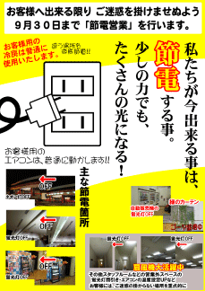 節電2013