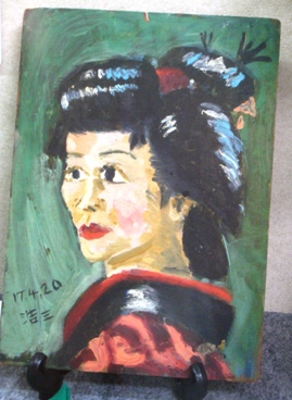 油絵1