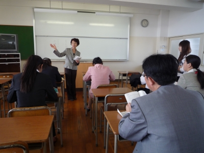 学生部長の説明