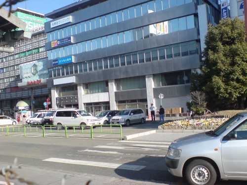 駅構内から見た姫路市街2