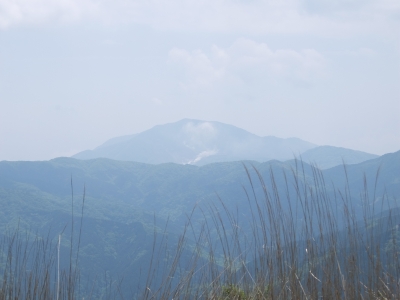 地獄谷の噴煙