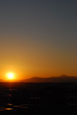 夕日