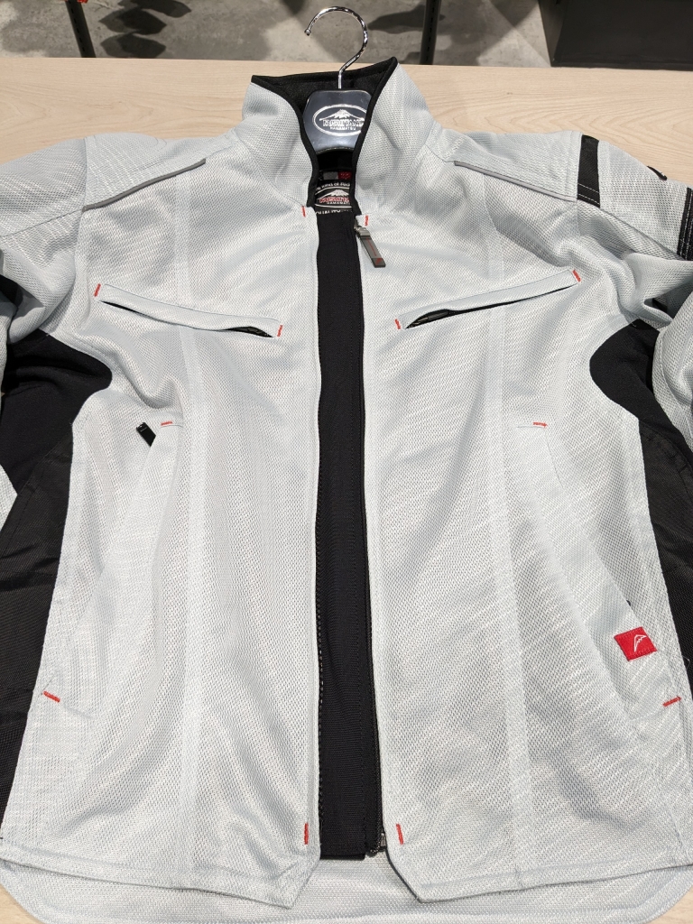 KUSHITANI フルメッシュジャケット シルバー 25年春夏モデル】KUSHITANI K-2441 フルメッシュジャケット
