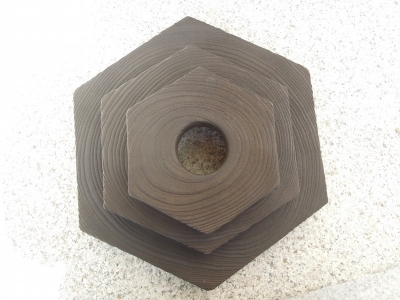 六角なべしき 工芸スノードーム展
