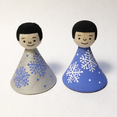 雪の結晶てるてる