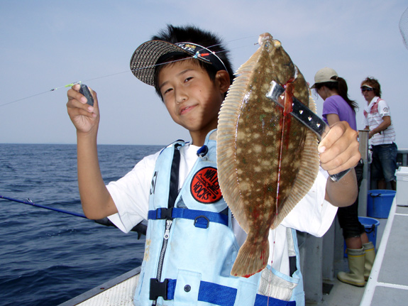 7月28日仙台湾のマガレイ釣り Sendai Fishing Report