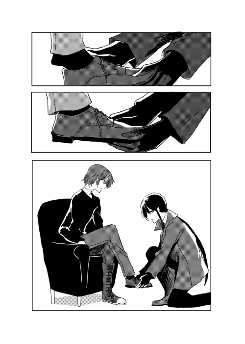 靴漫画更新しました Memo