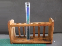 液晶インキで水のあたたまり方