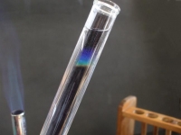 液晶インキで水のあたたまり方