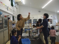 1.2mのガラス管で