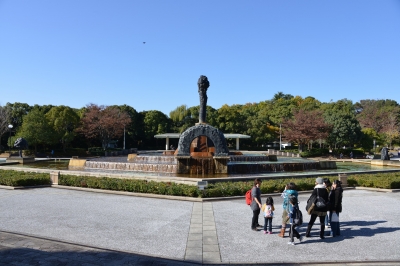服部緑地に到着