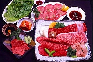 美しいサシの入ったお肉