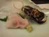さしみ 北海アワビと ほっけ