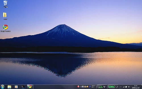 Windows7の壁紙に田貫湖からの富士山 フジブログ