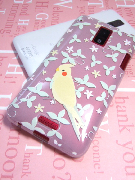 MEDIAS X N-06Eのインコのケース MEDIAS X N-06Eのインコのケース
