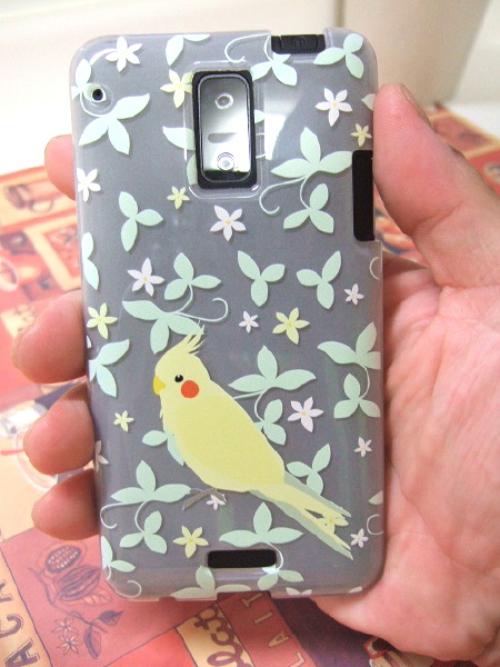 SOL22のインコのカバー SOL22のインコのカバー