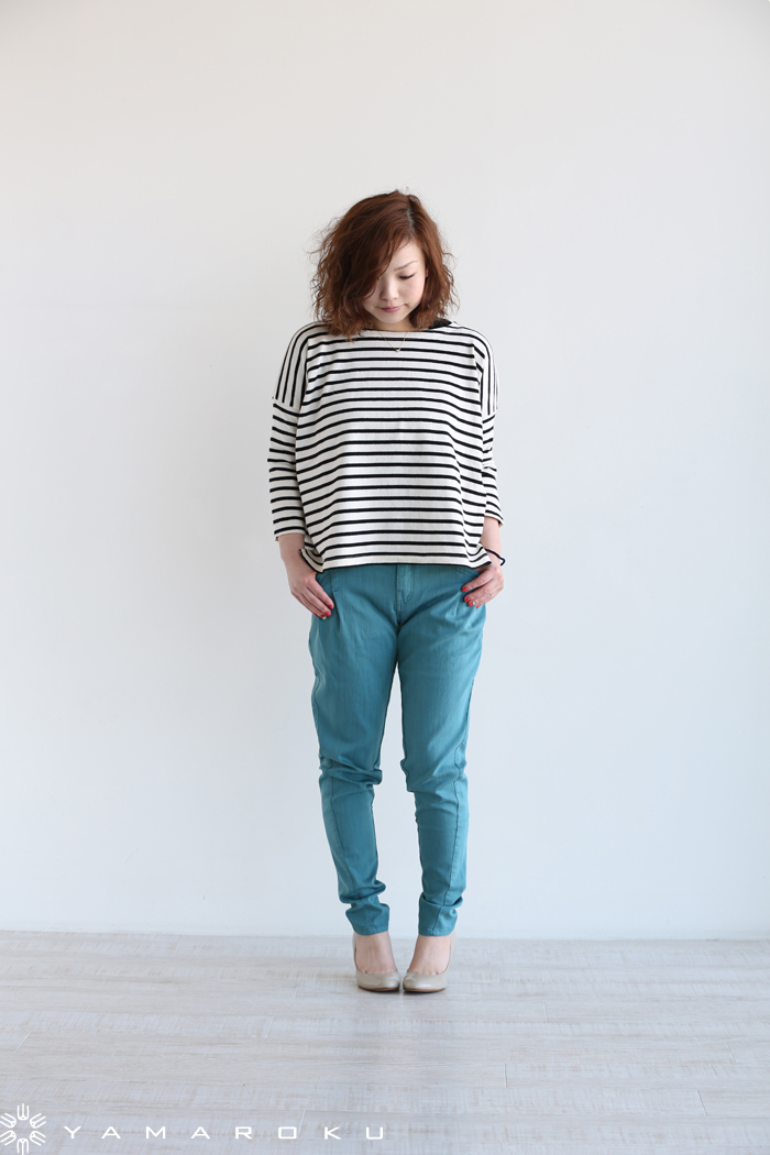 aquagirl - SACRA後ろリボンボーダートップス 2014年02月21日の記事 | YAMAROKU New Arrival