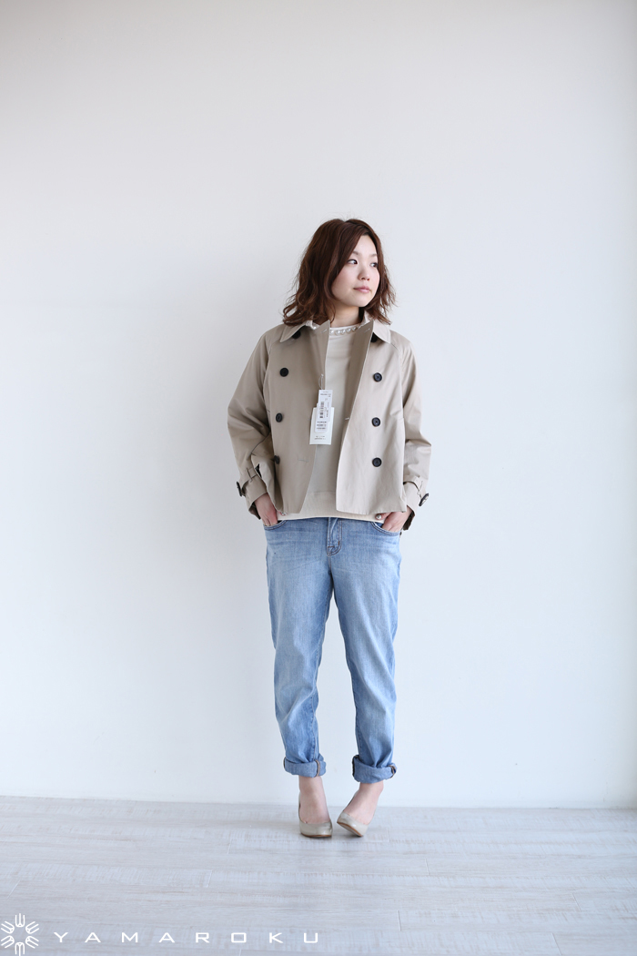 最終値下TOMORROWLAND MACPHEE ショート　トレンチコート TOMORROWLAND（トゥモローランド）MACPHEE（マカフィ） トレンチコート