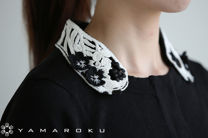 mame（マメ） 衿レースカーディガン！！ | YAMAROKU New Arrival