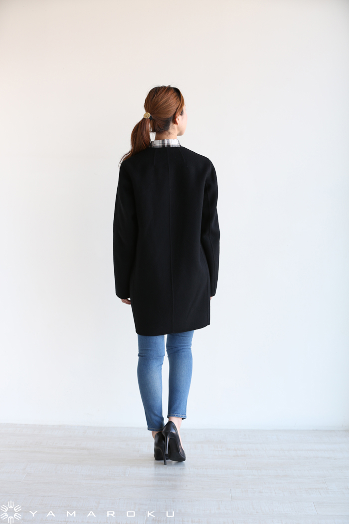 theory(セオリー)DIVIDE NYMA ノーカラーコート | YAMAROKU New Arrival theory(セオリー)DIVIDE NYMA ノーカラーコート | YAMAROKU New Arrival