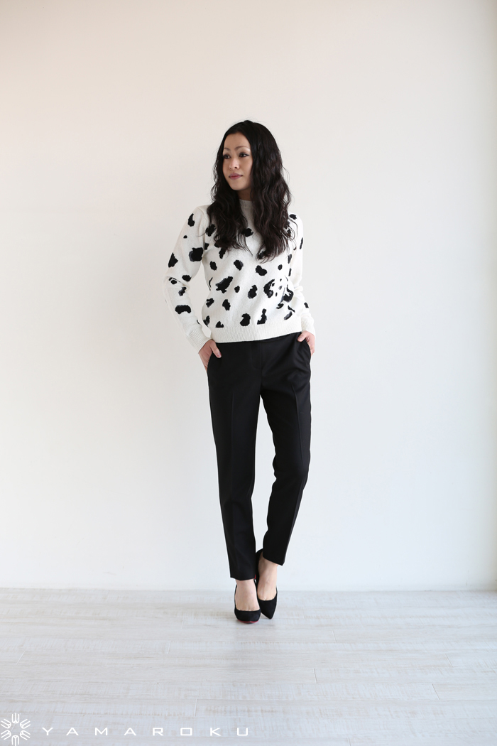 beautiful people（ビューティフルピープル）dalmatian dot intersia 