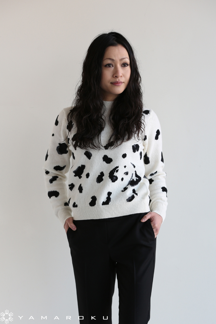beautiful people（ビューティフルピープル）dalmatian dot intersia 