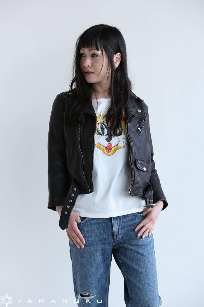 beautiful people（ビューティフルピープル）shrink leather riders jacket ライダースジャケット |  YAMAROKU New Arrival