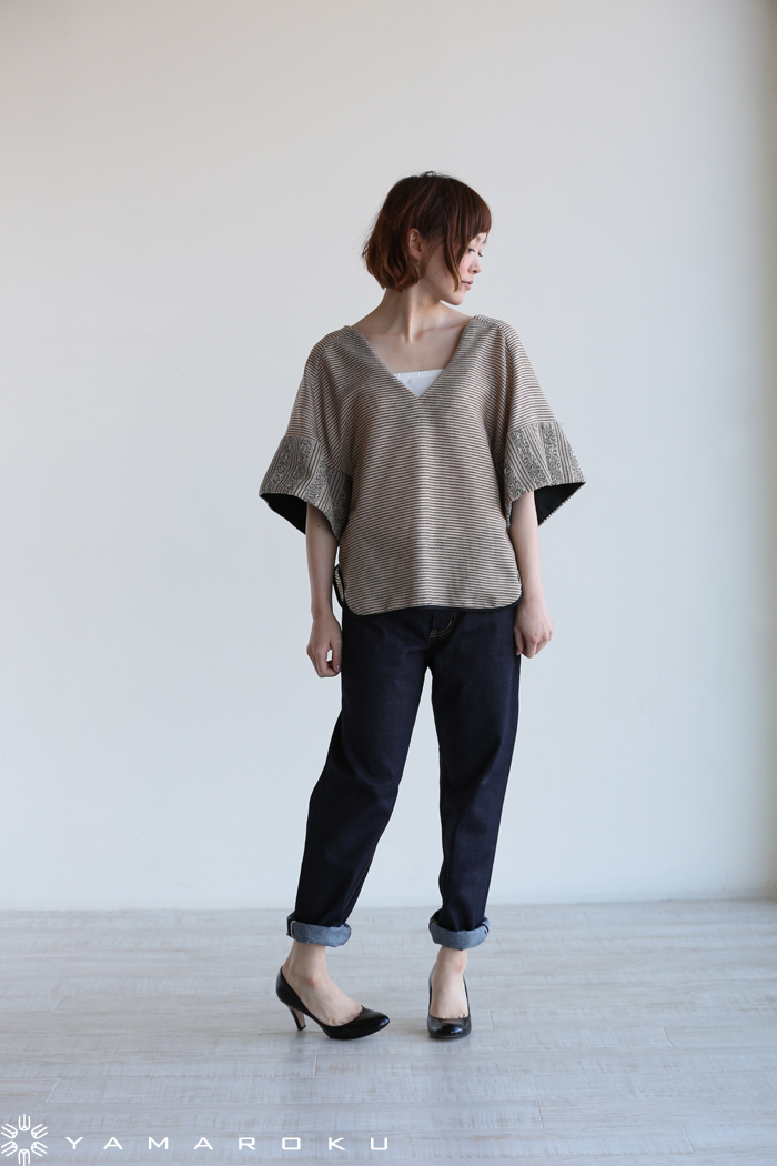 mame(マメ) ボーダーサマートップス、ペプラムスカート！！ | YAMAROKU