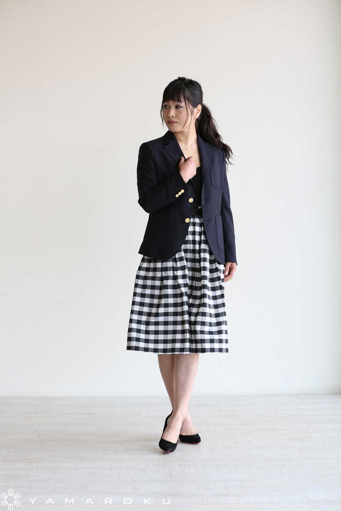 TOMORROWLAND MACPHEE☆紺ブレ MACPHEE トゥモローランド 紺ブレ 金