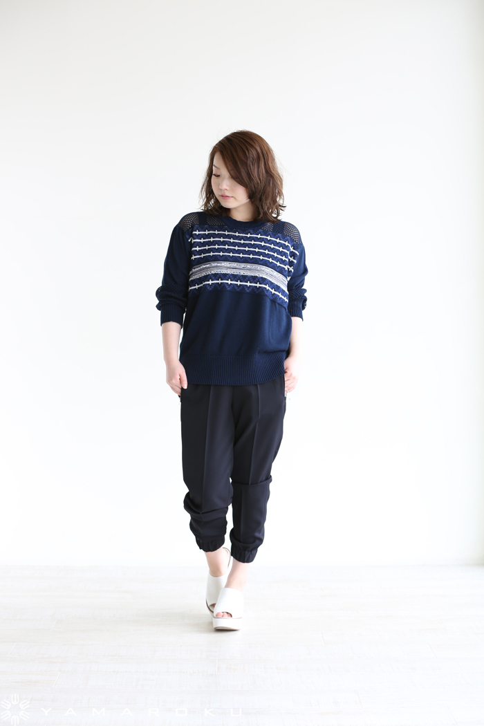 mame - マメ mame トライバル風ニット mame - マメ mame トライバル風ニットの通販 by mmm's shop