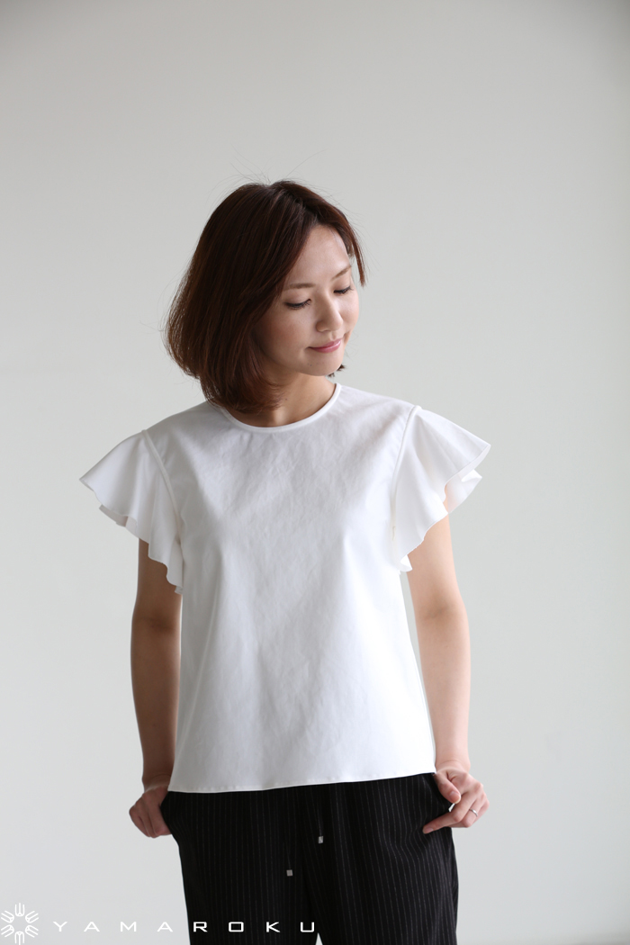SACRA（サクラ）DOUBLE CLOTH STRETCH ブラウス、GRACE