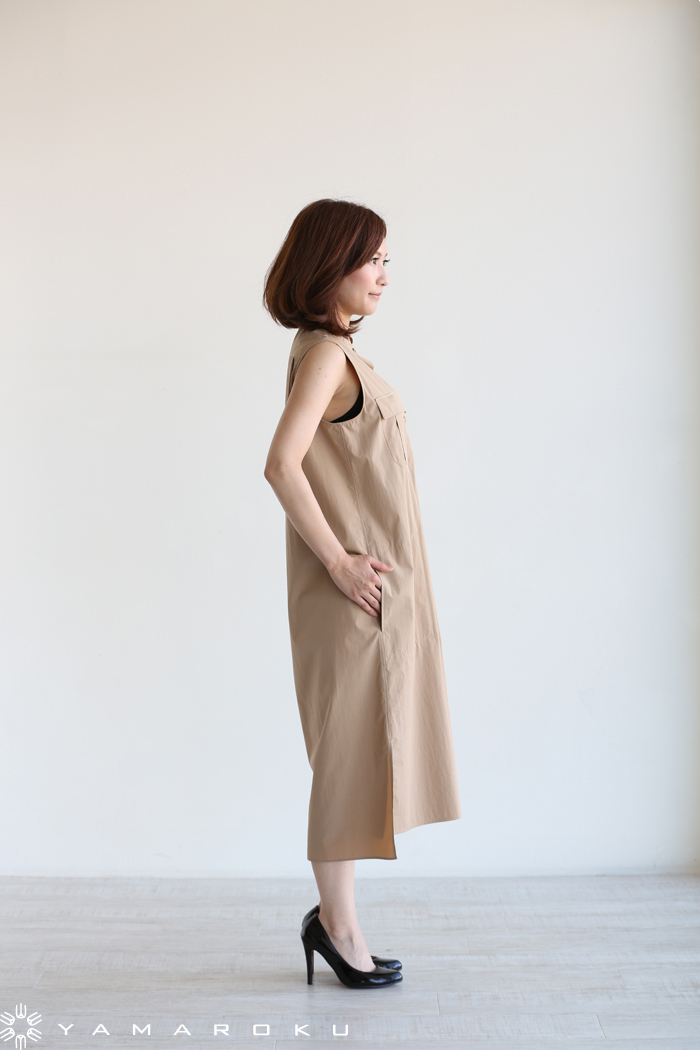 マカフィー 美品 SUPIMA COTTON NYLON サファリシャツドレス TOMORROWLAND MACPHEE（マカフィ）SUPIMA COTTON NYLON サファリ