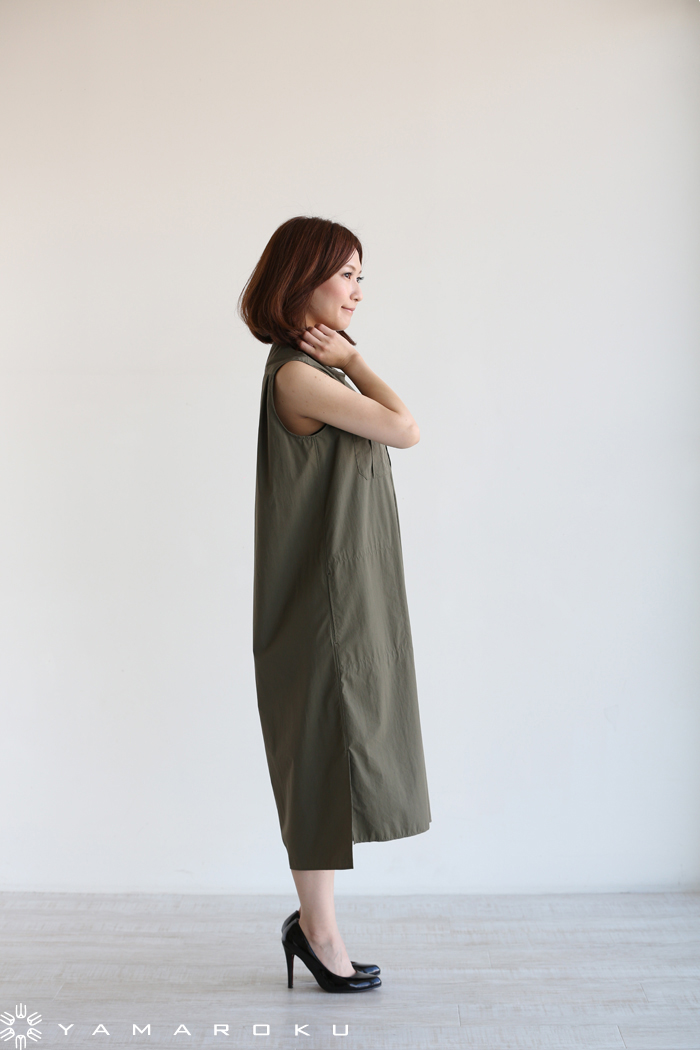 マカフィー 美品 SUPIMA COTTON NYLON サファリシャツドレス TOMORROWLAND MACPHEE（マカフィ）SUPIMA COTTON NYLON サファリ