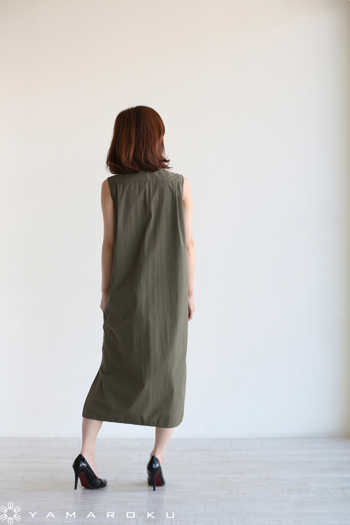 マカフィー 美品 SUPIMA COTTON NYLON サファリシャツドレス TOMORROWLAND MACPHEE（マカフィ）SUPIMA COTTON NYLON サファリ