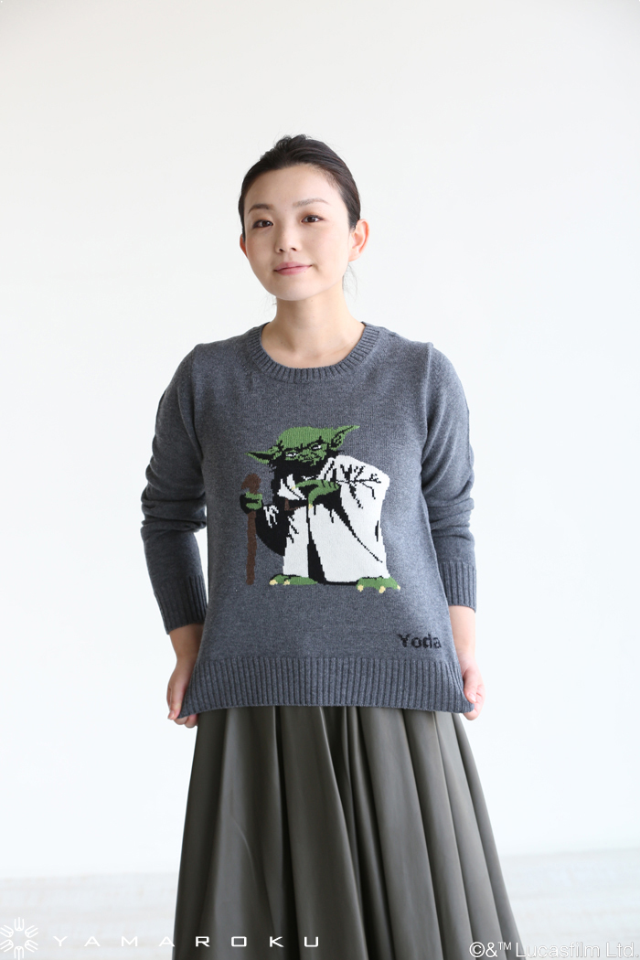 豊富な商品から MUVEIL WORK(ミュベールワーク) インターシャニットPO STARWARS ニット/セーター