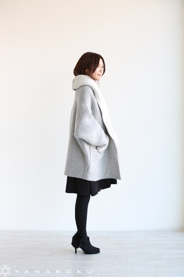 人気アイテムランキング(新品)  | ADAWAS（アダワス）ニットガウンコート！！ YAMAROKU Arrival New ジャケット・アウター