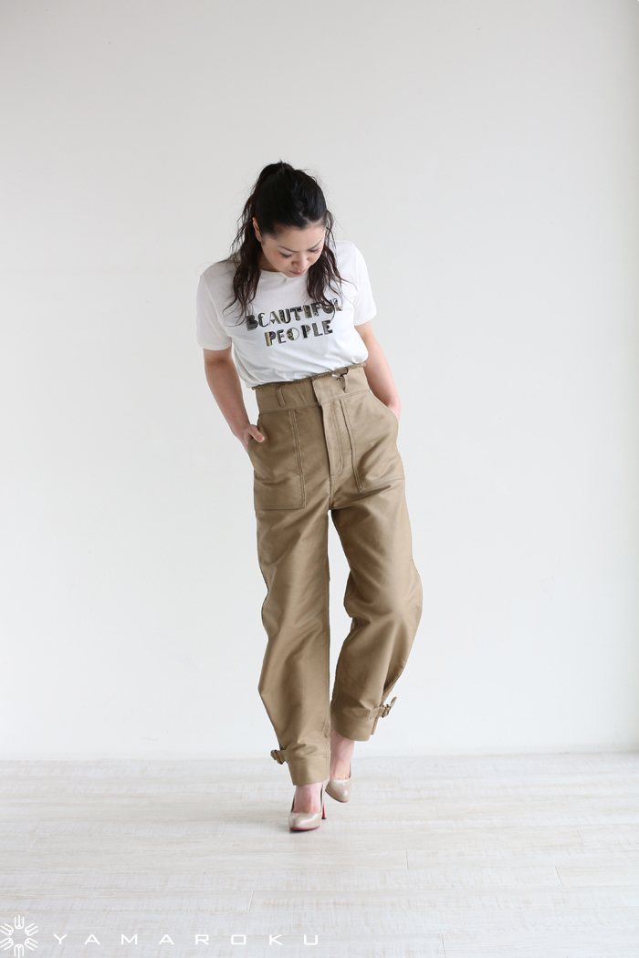 beautiful people(ビューティフルピープル) finx moleskin baker pants,finx moleskin