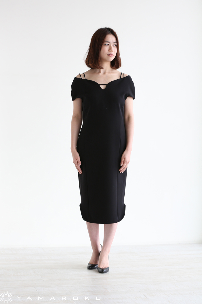 Mame Kurogouchi（マメ） Off-Shoulder Roundish Dress！！ | YAMAROKU 