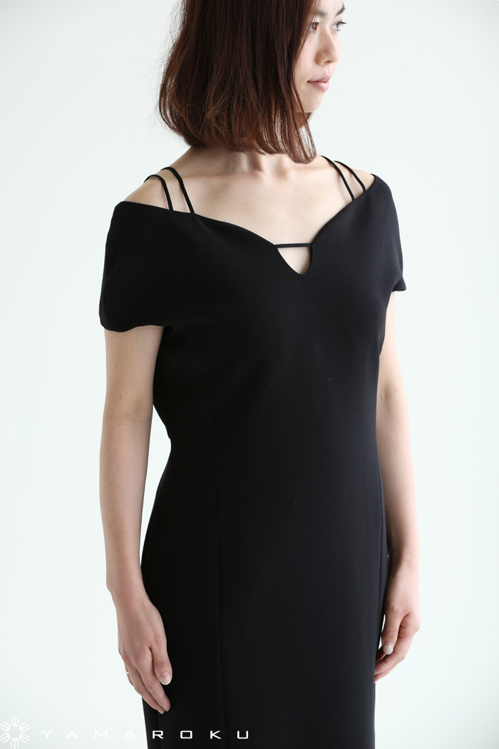 Mame Kurogouchi（マメ） Off-Shoulder Roundish Dress！！ | YAMAROKU 
