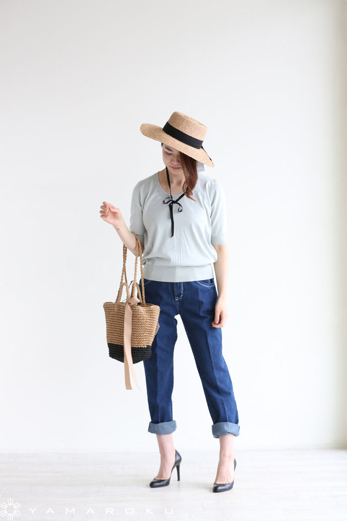 Bilitis dix-sept ans(ビリティス) Raffia Hat、Woven Bag